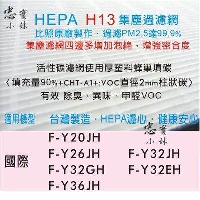 ✨F-Y32EH 、F-Y32GH、F-Y20JH、F-Y26JH、F-Y32JH、F-Y36JH 副廠濾網 除濕機濾網