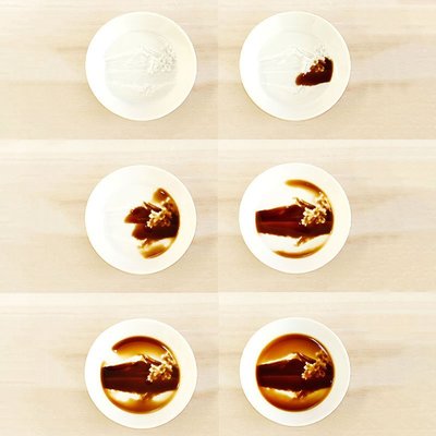 【熱賣精選】日本進口富士山醬油碟瀨戶燒立體櫻花陶瓷調味碟創意個性蘸料碟子