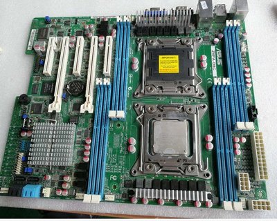Asus/華碩 Z9PA-D8C 雙路主板2011針 2680V2 CPU 獨顯