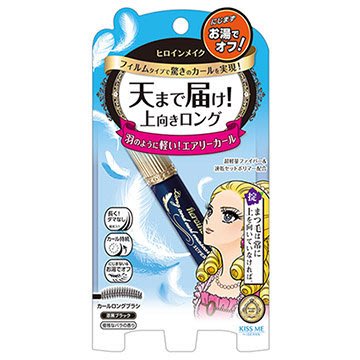 轉售KISS ME奇士美-花漾美姬輕羽捷薄膜型睫毛膏原價：420