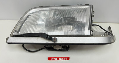 BENZ W202 S202 1997-2000 大燈總成 HID (左邊.駕駛邊 日規 5+4腳)(日本外匯拆車品) 2028203561