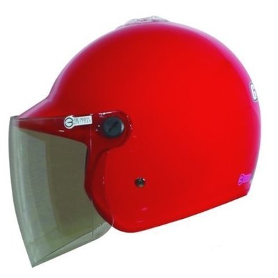 [小齊安全帽] gp5 007素色安全帽(中童) 紅色 兒童安全帽  小學生適用