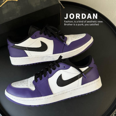 [二手] Air Jordan 1 Low Golf "Court Purple" 宮廷紫 男鞋 男女段 US12 DD9315-105