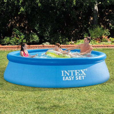 intex28120簡潔式蝶形家庭游泳池 戲水池充氣水池 養魚池