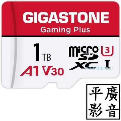 平廣 送袋 立達 GIGASTONE MICRO SD 1TB 卡 遊戲專用記憶卡 1T A1 V30 U3 UHS-I