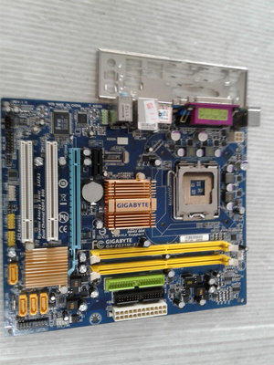 【 創憶電腦 】技嘉 GA-EG31M-S2 DDR2 775腳位 主機板 附檔板 直購價 300元