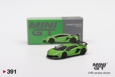 吉華科技@ 1/64 MINI GT Lamborghini Aventador SVJ Verde Mantis