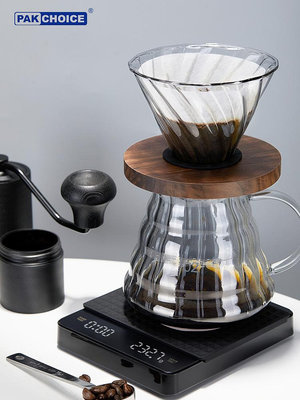 手沖咖啡秤電子秤稱重計時器量電子磅咖啡稱量咖啡器具專用溫度計-景秀商城