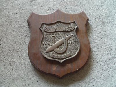 早期美國海軍潛艦紀念銅牌紀念牌