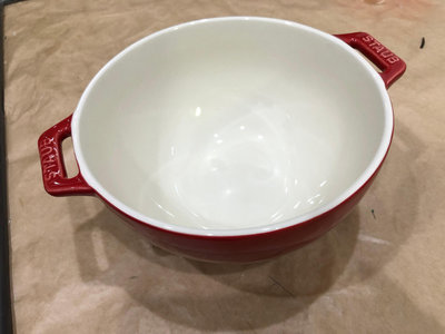 STAUB 陶瓷沙拉碗18cm-櫻桃紅