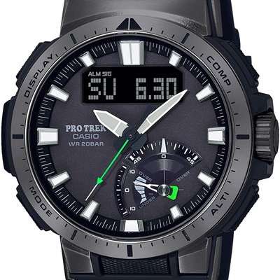 日本正版CASIO 卡西歐PROTREK PRW-70Y-1JF 電波錶男錶手錶太陽能充電