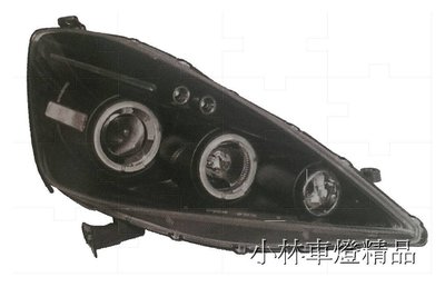 ※小林車燈※全新外銷件 FIT 08 09 10 黑框/晶鑽 LED 光圈魚眼大燈特價中