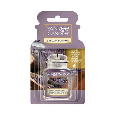 【Yankee Candle 揚基】車用/室內小空間芳香劑-橡木薰衣草(一個入)【橡木薰衣草Dried Lavender&Oak】