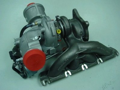 AUDI 2005年~2009年 A6 2.0TFSI 引擎代碼BPJ 專用 渦輪總成