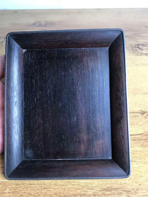 zwx 日本回流百年老紅木茶盤，木盤邊包銀很稀有獨特的工藝，品相保存
