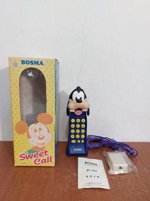 新品老件 迪士尼 Disney Goofy 高飛 立體 電話
