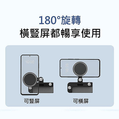 【廣興百貨店】現貨 Magsafe磁吸 360度可調式螢幕支架 L角固定車架 手機車架 導航支架 蘋果手機iPhone12/13/14/15