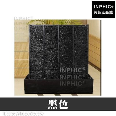 INPHIC-風水黑色流水噴泉開運流水牆居家招財玄關裝飾擺設大廳文化石水幕牆水景擺飾開業辦公室_4xBB