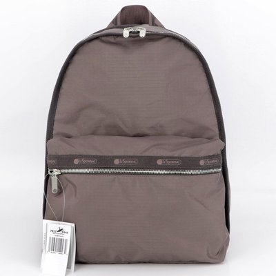 ＊米猜Shop＊LeSportsac 7812 咖啡色 中號 輕便防水 休閒旅遊包 雙肩包 手提包旅行包 後背包 書包