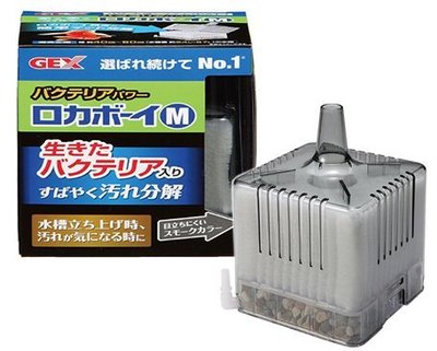 《魚趣館》J-95日本五味GEX納豆菌淨水過濾器(M) 水中過濾器 水妖精 氣動式過濾器