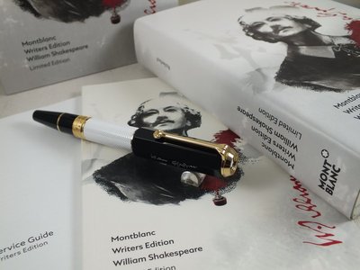 【世界名筆交流】萬寶龍2016年文學家系列莎士比亞限量鋼珠筆