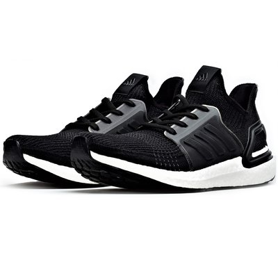 【AYW】ADIDAS ULTRABOOST 19 M 黑白 編織 避震 輕量 舒適透氣 休閒鞋 運動鞋 慢跑鞋 跑步鞋