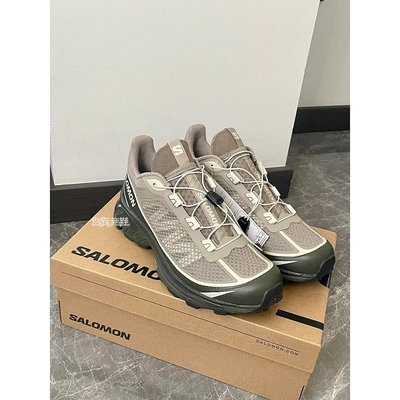 SALOMON 薩洛蒙 XT6  跑步鞋 運動鞋 男女同款 卡其灰 471513