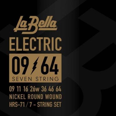 大鼻子樂器 La Bella 電吉他弦 HRS-71 Electric Guitar Seven String