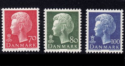 丹麥1970『瑪格麗特女王』原膠新票