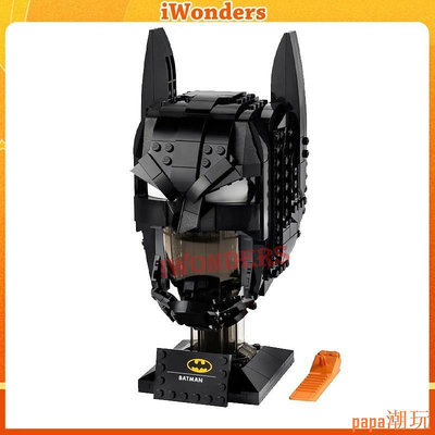 papa潮玩Moc-76182 超級英雄系列蝙蝠俠牛仔 DC 積木拼圖禮物積木玩具(420+/PCS)禮物桌面裝飾品