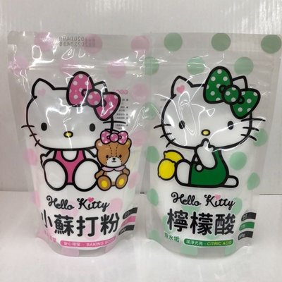 Hello Kitty檸檬酸500g/小蘇打粉700g附發票