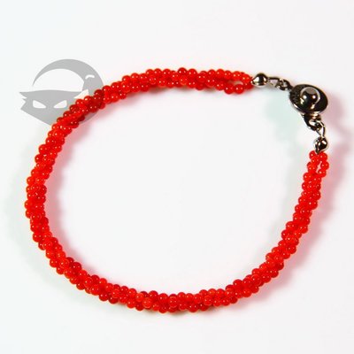 🍁紅珊瑚就是要讓妳系的高級感呈現 ⚤紅珊瑚手鍊 紅珊瑚圓珠編織手串 天磨 GTX 02 圓珠三轉手練 2mm