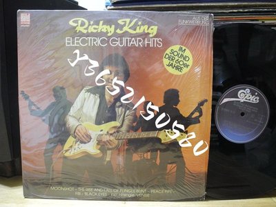 RICKY KING ELECTRIC GUITAR HITS 吉它 1980 LP黑膠