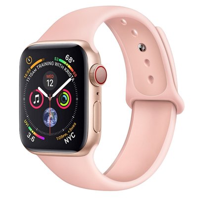 適用蘋果Apple Watch1-8代手錶蘋果錶帶硅膠單色蘋果錶帶純色