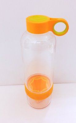 【寶來塢】OSUMA 鮮活隨手瓶 HY-410 檸檬瓶 近全新