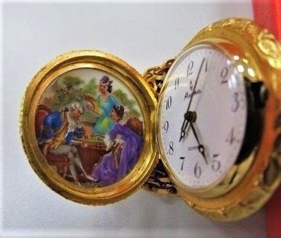19 Th Swiss Made 世紀 瑞士 純手工 精緻 彩繪 古董 懷錶 瑞士錶 古董錶