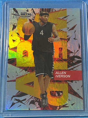 2021 Skybox Metal Universe Champions Arc Weld #AW-8 ALLEN IVERSON