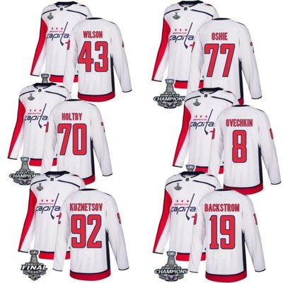 NHL球衣華盛頓首都Capitals 8 Ovechkin Holtby 7 Oshe jersey dubnykk