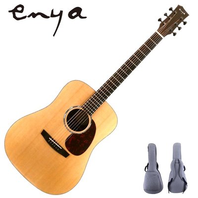ENYA嚴選ED-Q1特級雲杉單板吉他-41吋D筒/印度玫瑰木側板/附贈千元好禮