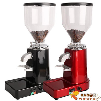 商用電動磨豆機咖啡豆意式研磨機即出磨盤式家用直出粉磨豆機019.