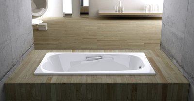 《優亞衛浴精品》義大利SMAVIT豪華型崁入式琺瑯鋼板浴缸附雙扶手170x75x39cm