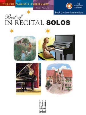 【599免運費】Best of In Recital Solos-音樂會精選輯, Book 6 F2247
