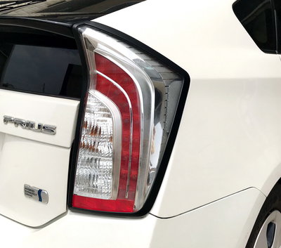 圓夢工廠 Toyota Prius 3代 3.5代 2009~2015 改裝 烤漆黑 消光黑 車燈框飾貼 後燈框 尾燈框