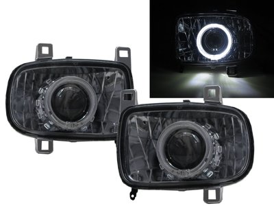卡嗶車燈 MAZDA 馬自達 RX-7 FD3S 92-02 光導LED天使眼光圈魚眼 大燈 電鍍 V2