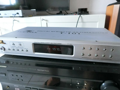 YUN-SHEN T-101立體聲廣播收音機(含FM天線)調諧器am/fm Tuner