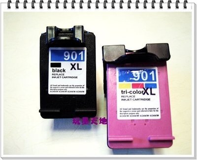 HP901  彩色環保墨水匣 J4524/J4535/J4500/J4580/4660  每顆$490