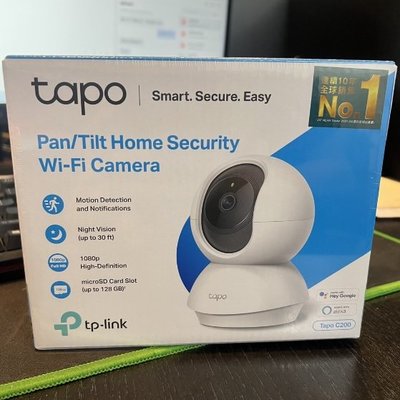 [龍龍3C] TP-Link 家庭安全防護 360度 紅外線 FullHD 無線 網路攝影機 APP Tapo C200