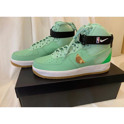 Nike Air Force High NBA 白綠 板鞋 籃球鞋 CT2306-300 男女鞋