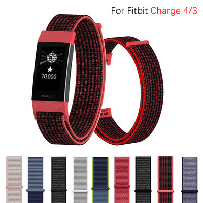 Fitbit Charge 4 3 Magic Stick 錶帶的尼龍環腕帶, 適用於 Fitbit Charge 3