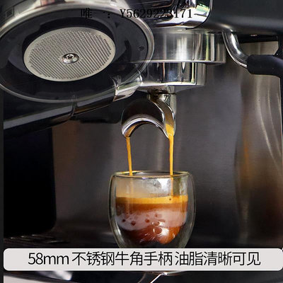 咖啡機EB億貝斯特咖啡機家用小型商用半自動研磨一體雙鍋爐110V意式磨豆機